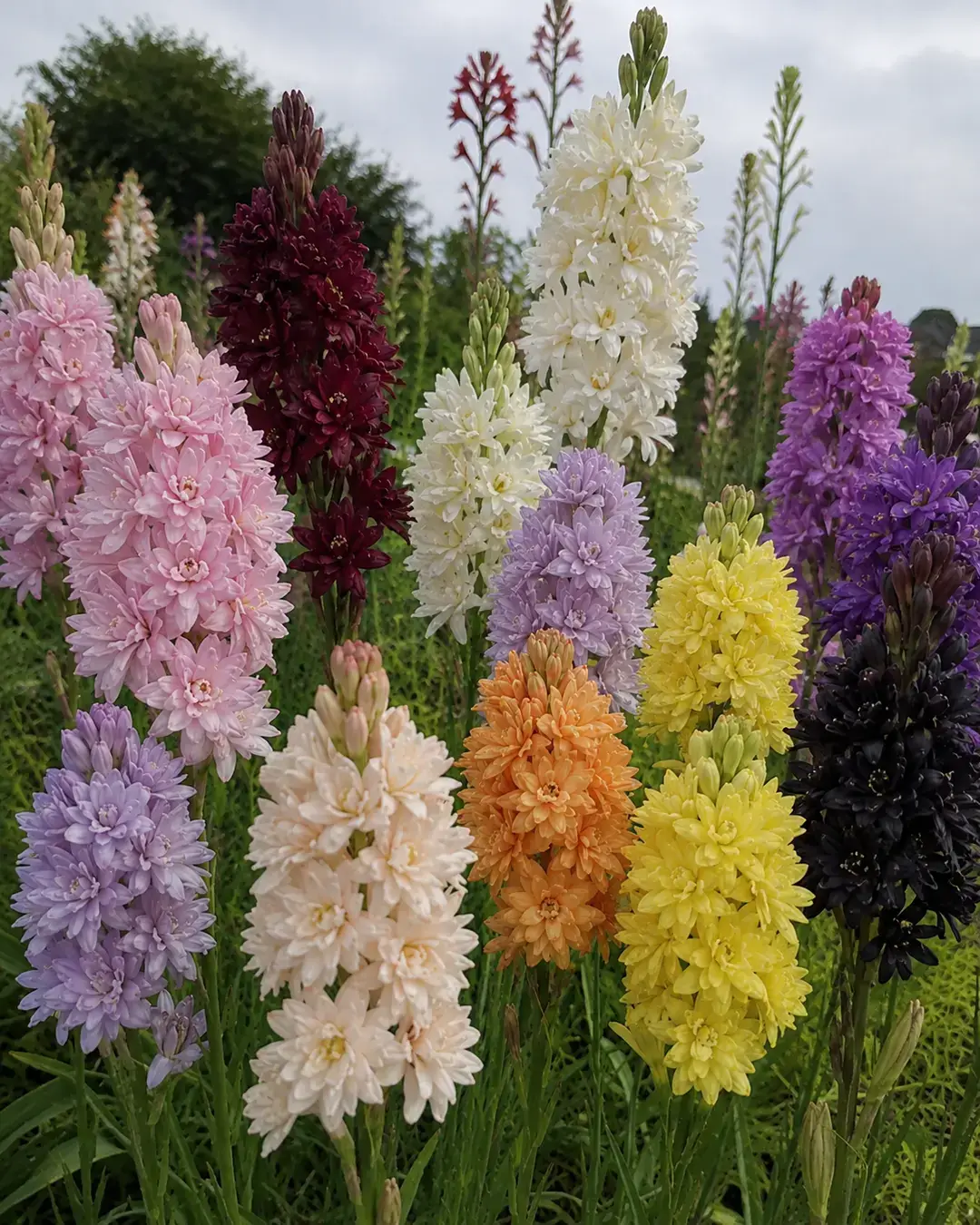 Суцвіття туберози крупним планом